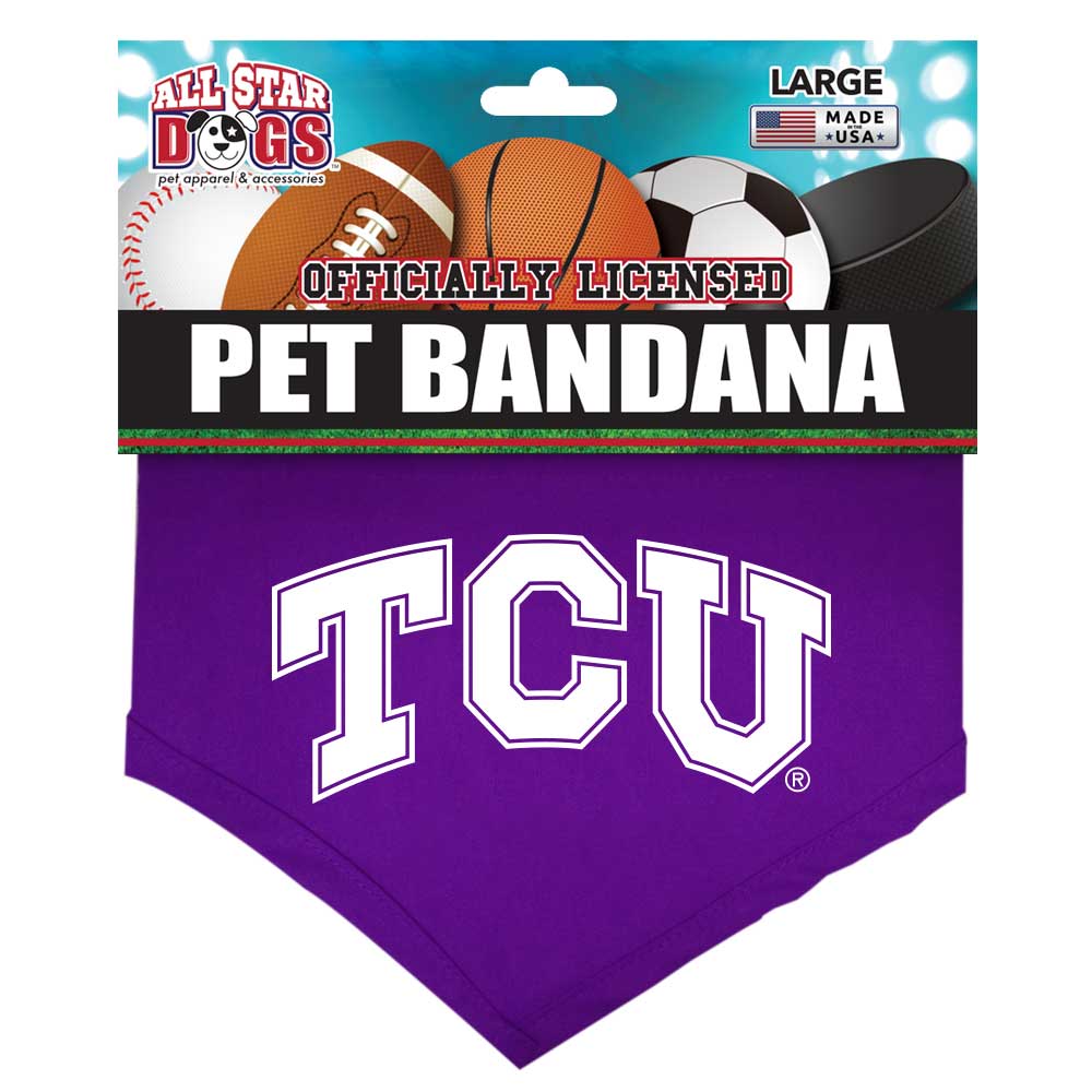 TCU Pet Bandana – Brown Bag Etc