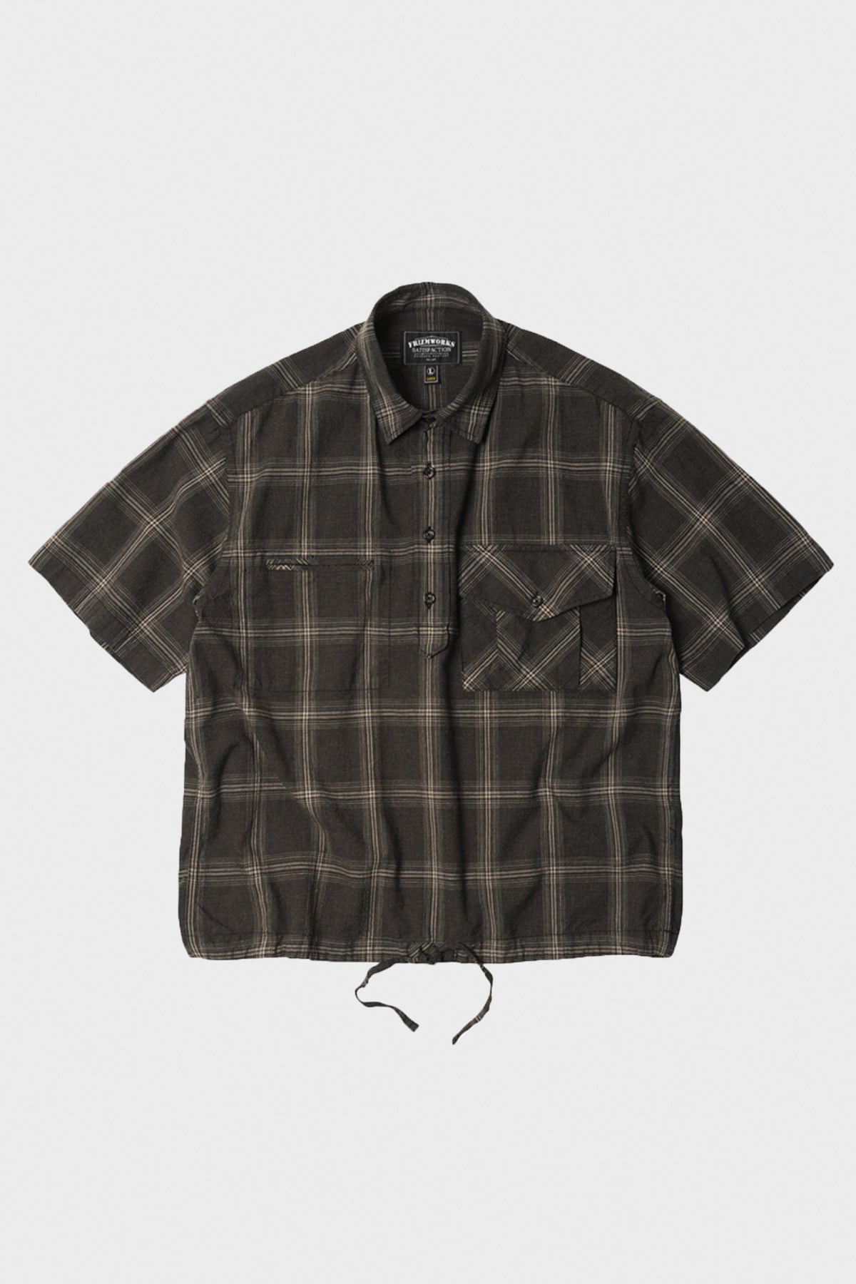 FrizmWORKS - Envelope Pullover Half Shirt - Charcoal - Canoe Club