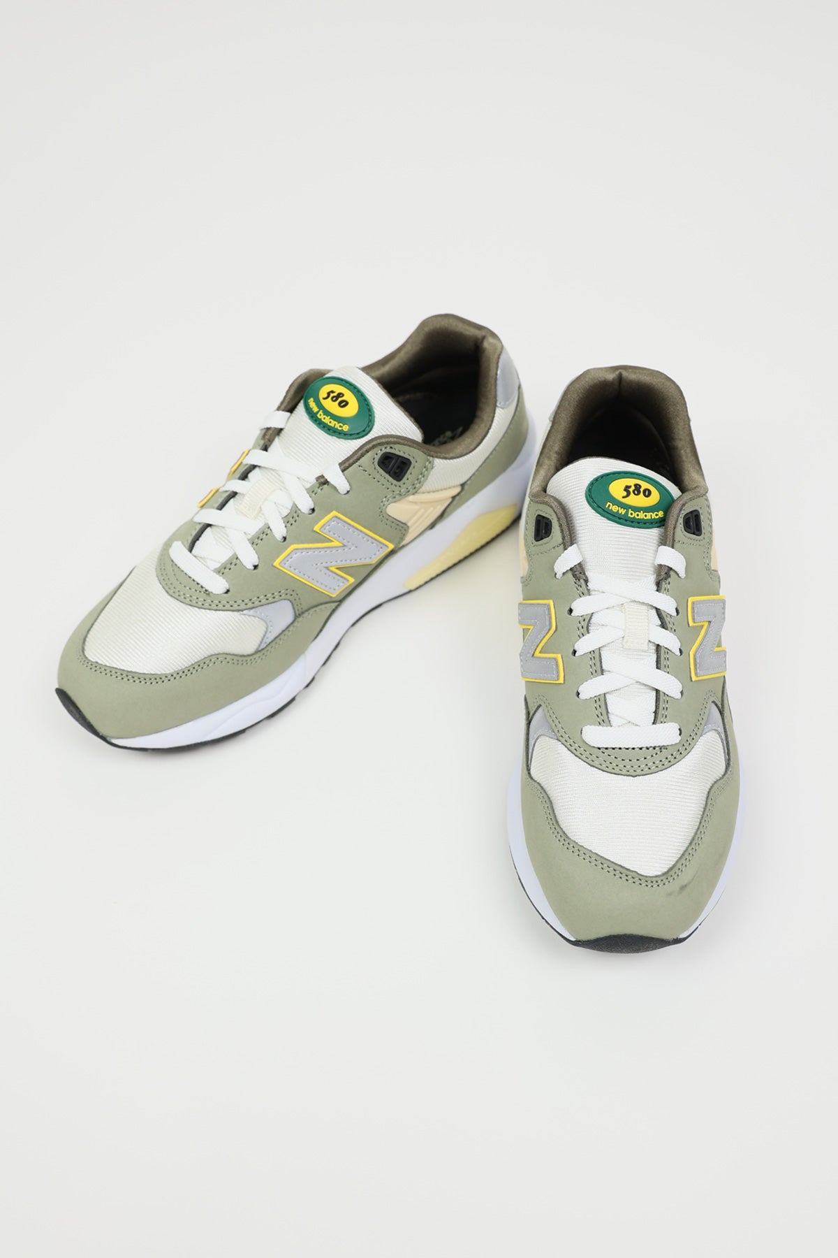 New Balance - 580 - White/Green - Canoe Club