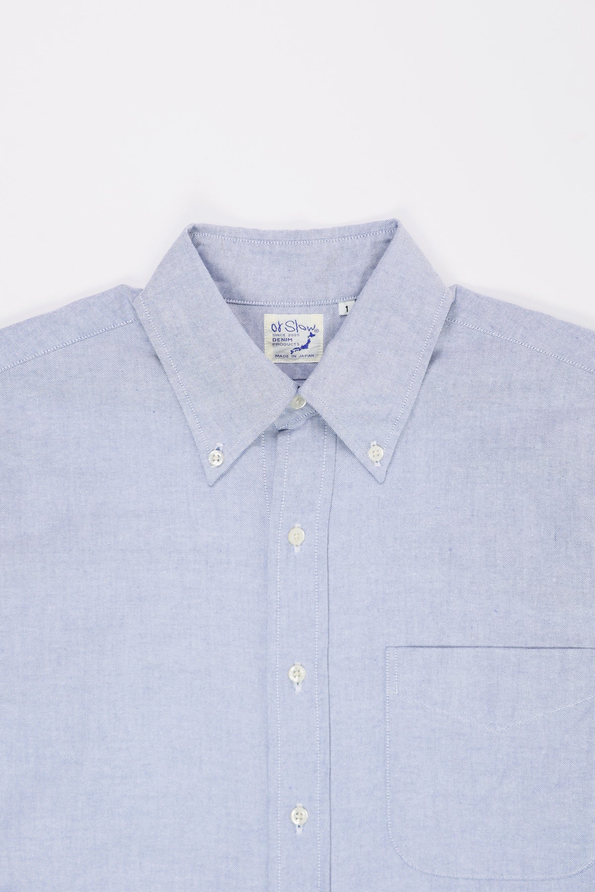 orSlow - Oxford Buttondown Shirt - Blue - Canoe Club