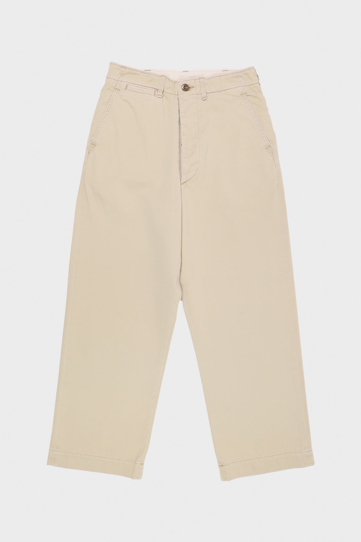 orSlow - Vintage Fit Army Trousers - Khaki Stone - Canoe Club