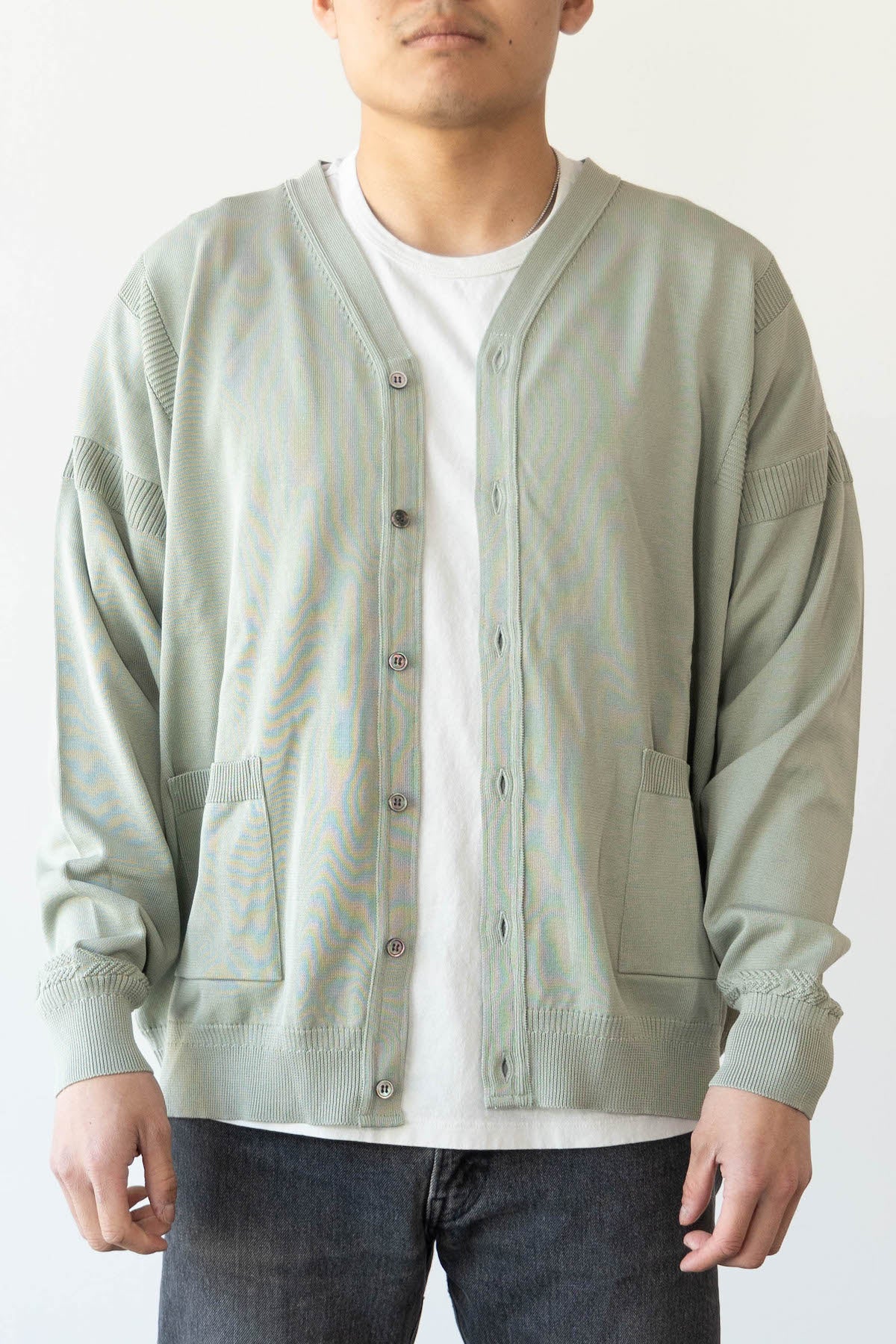 Yashiki - Satoyuki Cardigan - Mint - Canoe Club