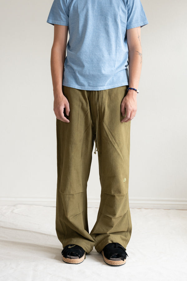 Paco Pants - Khaki Slub