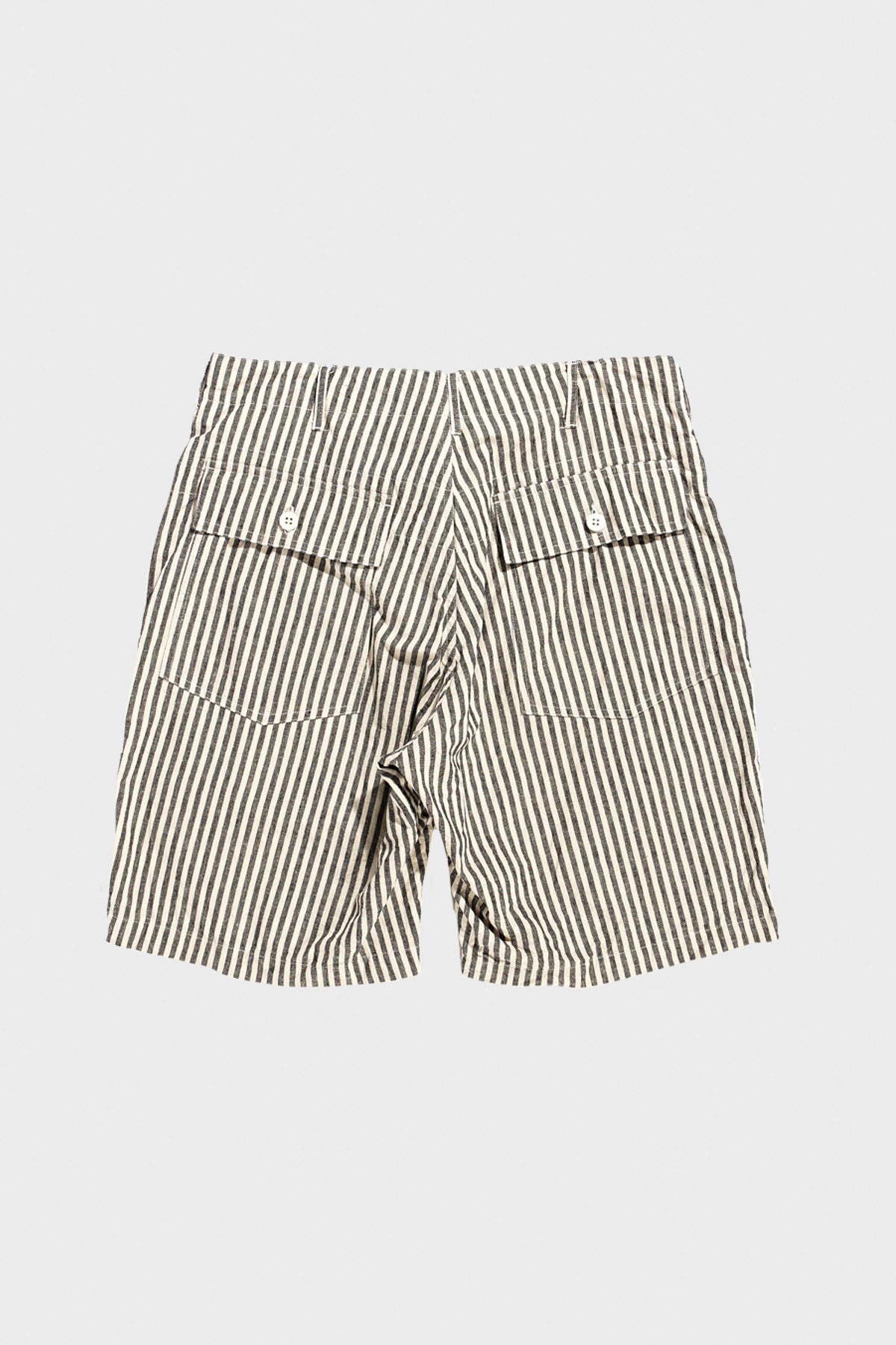 Engineered Garments - Fatigue Short - Natural/Black LC Stripe - Canoe Club