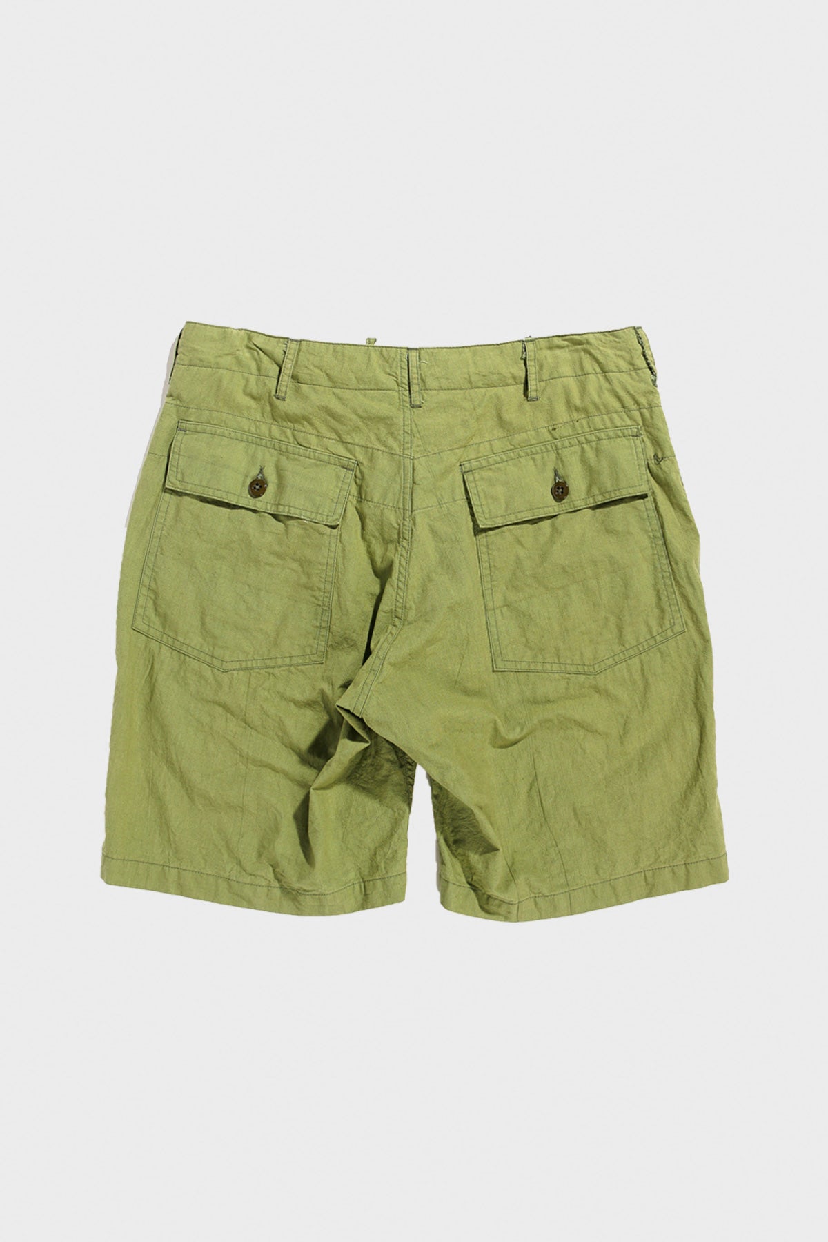 Engineered Garments - Fatigue Short - Olive Cotton Sheeting - Canoe Club