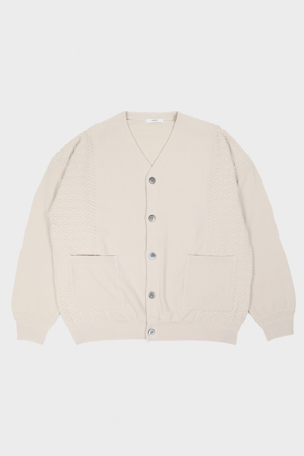 Yashiki - Hanaikada Cardigan - Ivory - Canoe Club