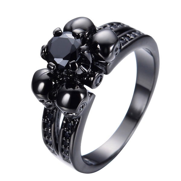 skull ring female