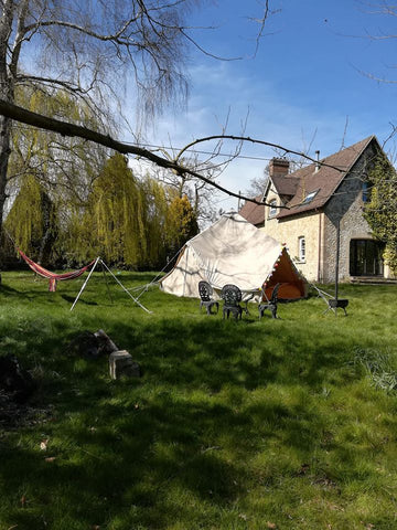 bell tent back garden