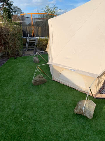 bell tent back garden