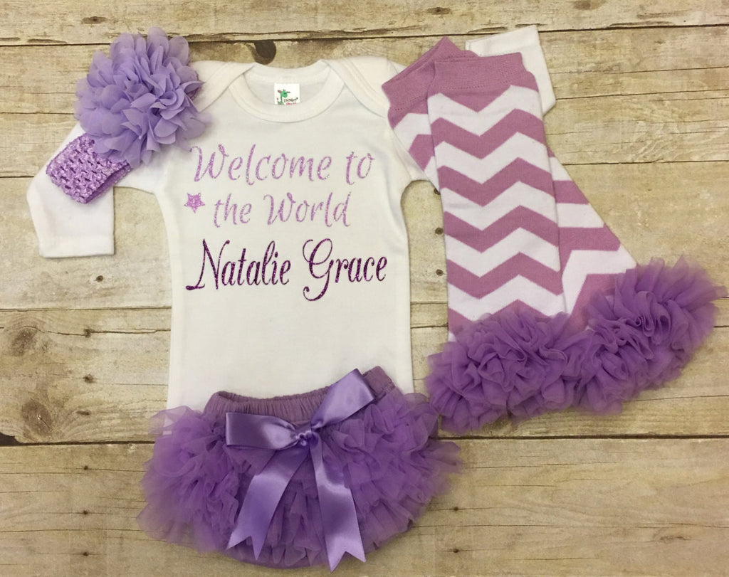 welcome to the world newborn outfit