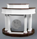 Wood with Acrylic Pulpit Custom No. 5 
