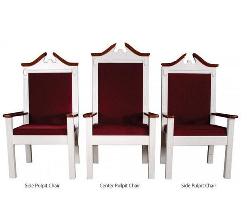 Clergy Church Chair TPC-603S Series 48" Height Side Pulpit Chair