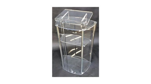 Acrylic Lectern with Post 