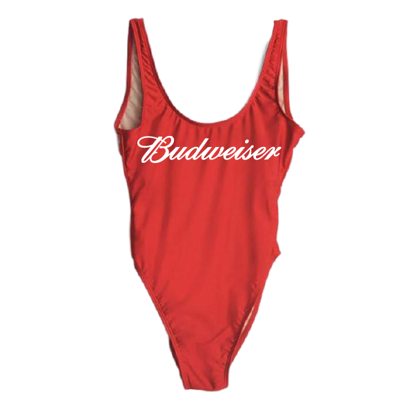 Ravesuits Budweiser One Piece 4th Of July Swimsuit Ravesuits