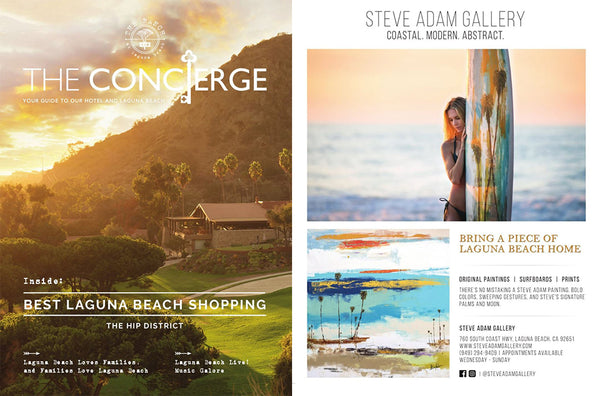 The Concierge Magazine - Steve Adam Art - Bring a Piece of Laguna Beach Home