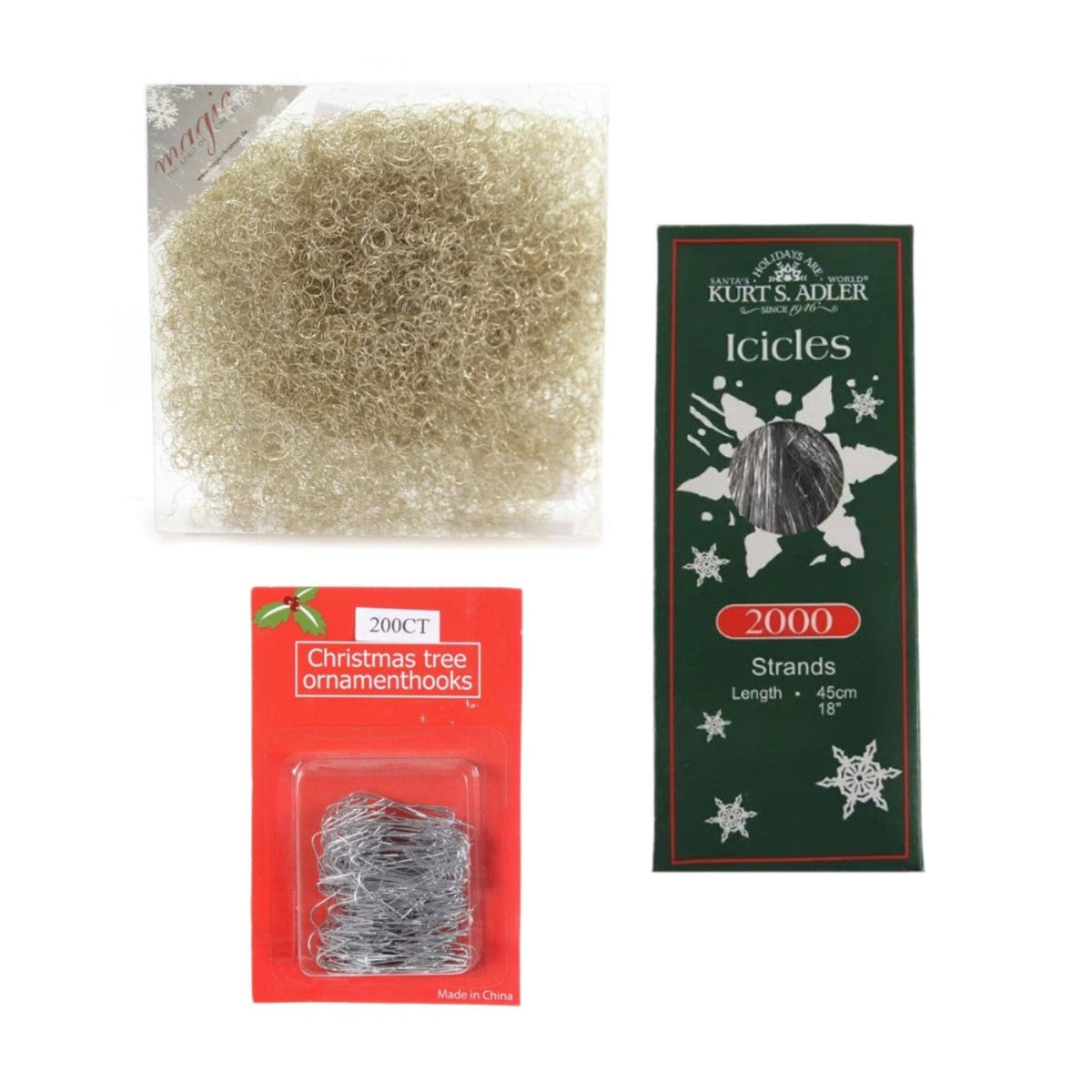 Icicles, Angel Hair & Holiday Accessories – Tinseltown Christmas Emporium