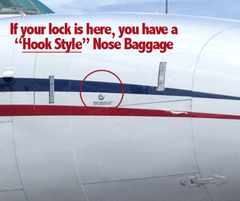 B55 and B58 Hook Style nose Baggage