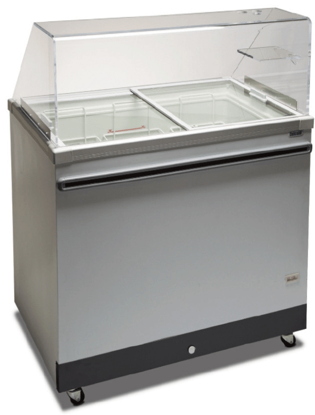 Celcold Cf50sg 49 4 Ice Cream Dipping Cabinet 8 Tubs