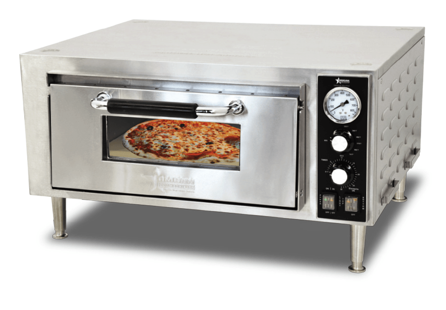 Omcan Pe Cn 1800 S Electric Countertop Pizza Deck Oven 18 X