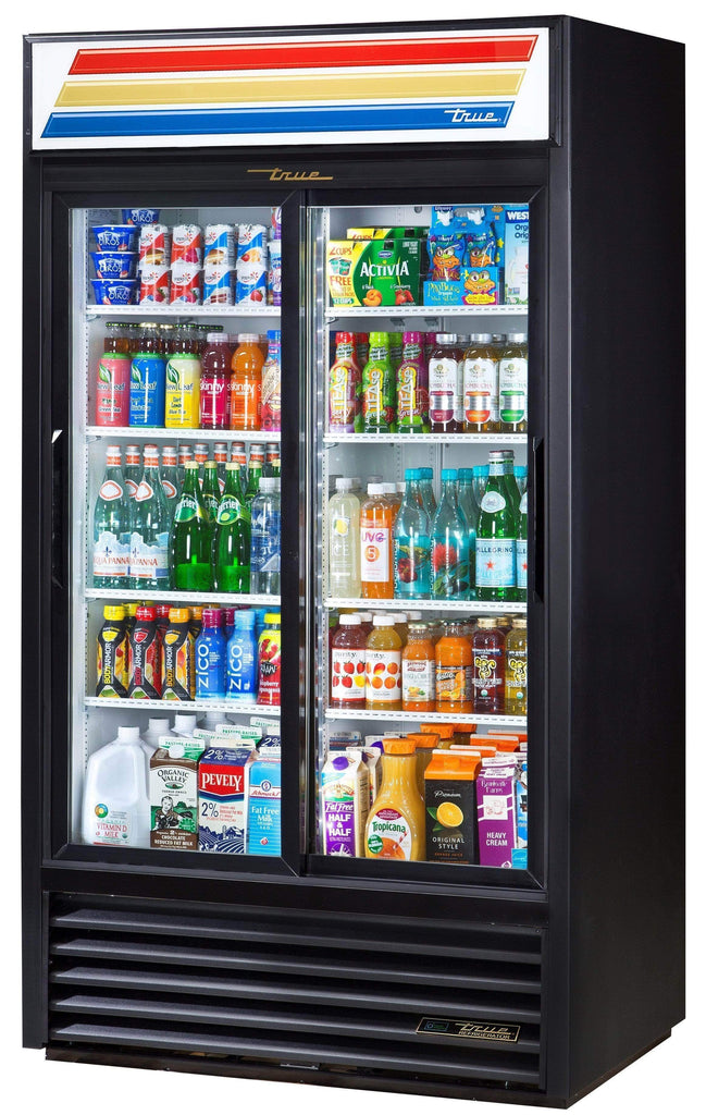 true sliding glass door refrigerator