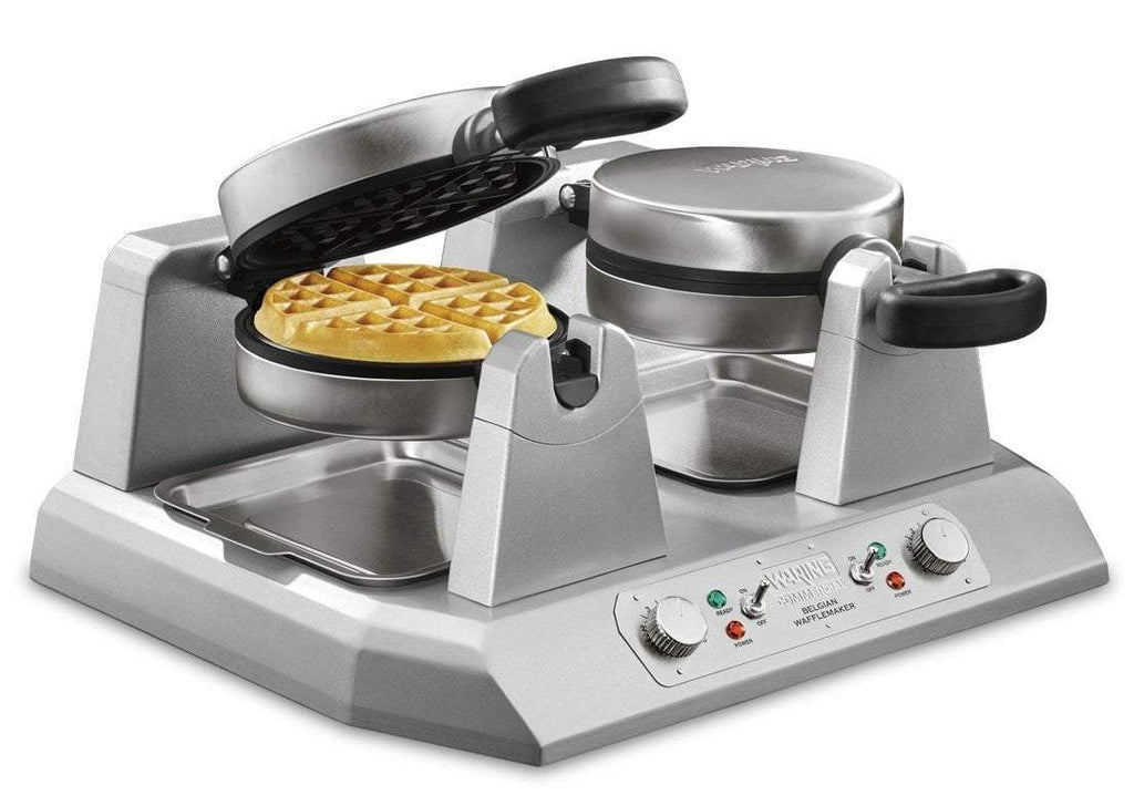 Waring Commercial Ww250x2 Double Belgian Waffle Maker Rotary Ifoodequipmentca 