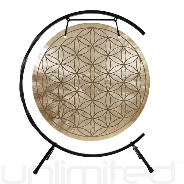 Flower of Life Gongs on Stands 