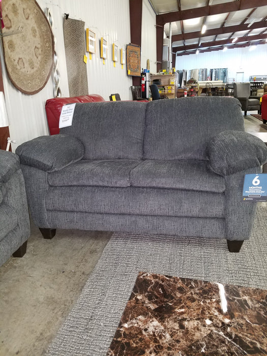 Grady Gray Cloth Sofa And Love Seat Set