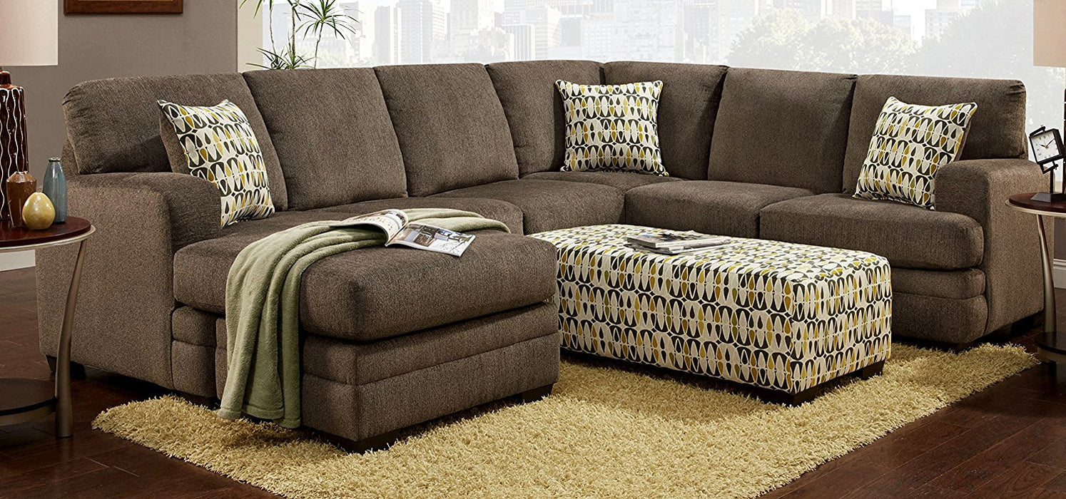 Hillel Pewter Sectional Sofa - @ARFurnitureMart