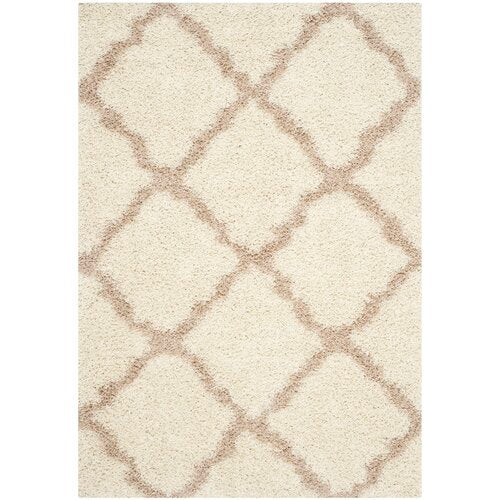 Maya Ivory/Beige Area Rug 5'1'' x 7'6''