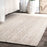 Burrillville Hand-Woven White Area Rug 8' x 10'