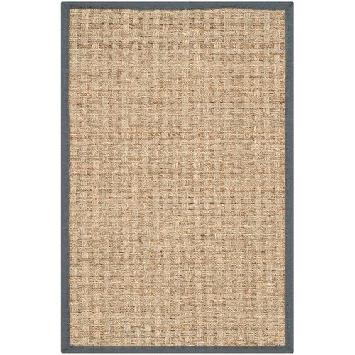 Binford Power Loomed Natural/Dark Gray Area Rug 5' x 8'