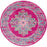 Dorset Oriental Fuchsia Area Rug 5'3'' round