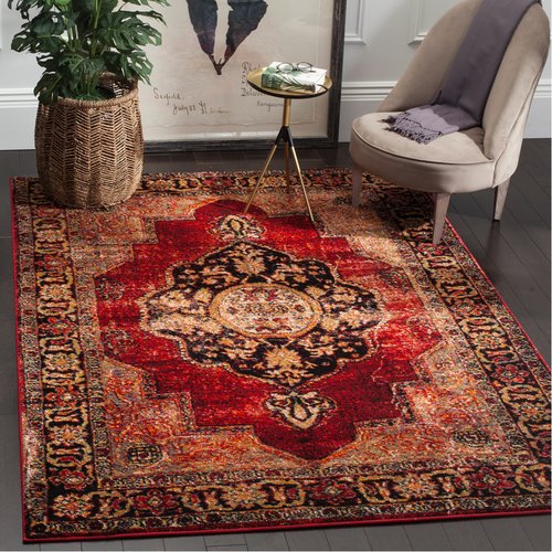 Fitzpatrick Red Area Rug 6' x 9'