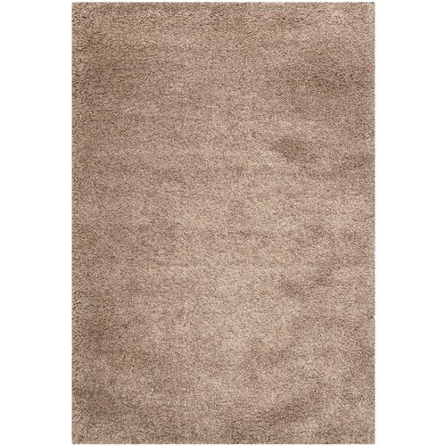 Boice Handmade Shag/Flokati Taupe Area Rug 5'7'' x 7'6''