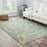 Nilles Blue/Frosty Green Coastal Rug - @ARFurnitureMart