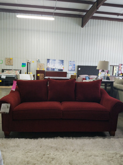 Red Sofa and Love Seat Set