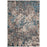 Indira Gray & Light Blue Area Rug - Size 8' x11'