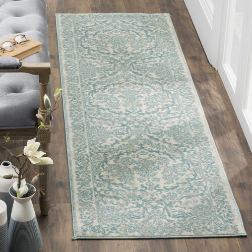 Montelimar Ivory/Light Blue Area Rug 2'2'' x 9'