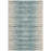 Elson Power Loomed Turquoise/Ivory/Navy Blue Area Rug 9' x 12'