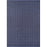 Cadencia Saddle Stitch Blue Indoor/Outdoor Area Rug 5'3'' x 7'6''