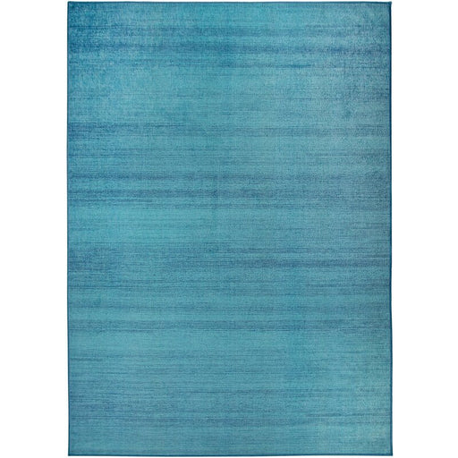 Solid Textured Ocean Blue Indoor/Outdoor Area Rug Size: 3'x5'