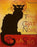 The Black Cat Tournee Du Chat Noir by Théophile-Alexandre Steinlen Vintage Advertisement on Wrapped Canvas