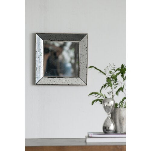 Traditional Square Glass Wall Mirror