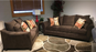 Abbington Chocolate Sofa And Loveseat Set