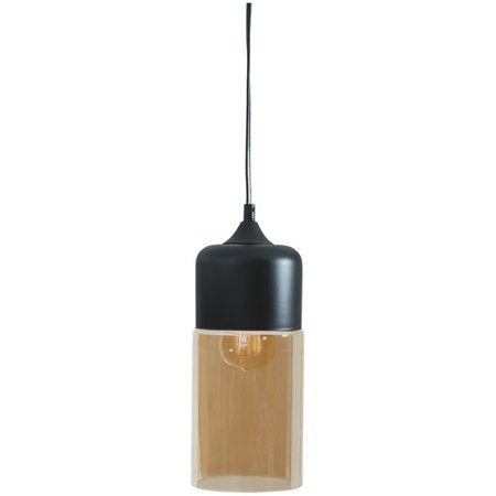 Bingen Glass 1-Light Cylinder Pendant