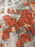 Indira Gray/Orange Area Rug - Size: Round 5'