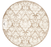 Maritza Wheat/Beige Area Rug - Size: Round 9'