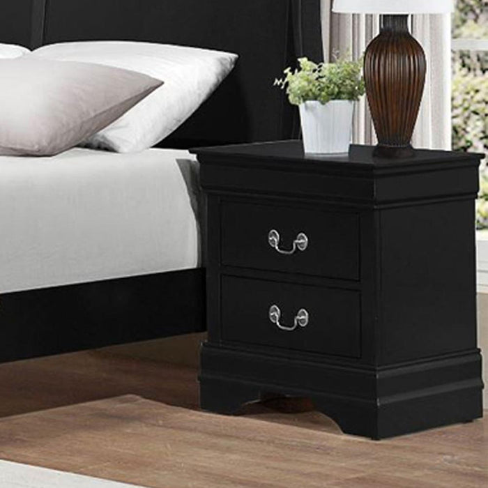 Sleigh Bed, Bedroom Set, Black - @ARFurnitureMart