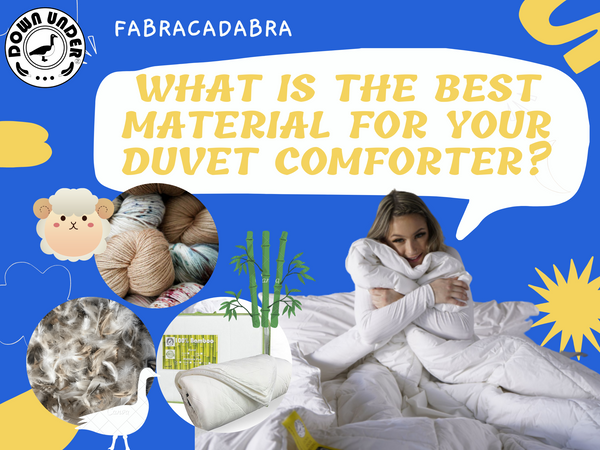 what is the best material fill duvet comforter wool bamboo down Elle
