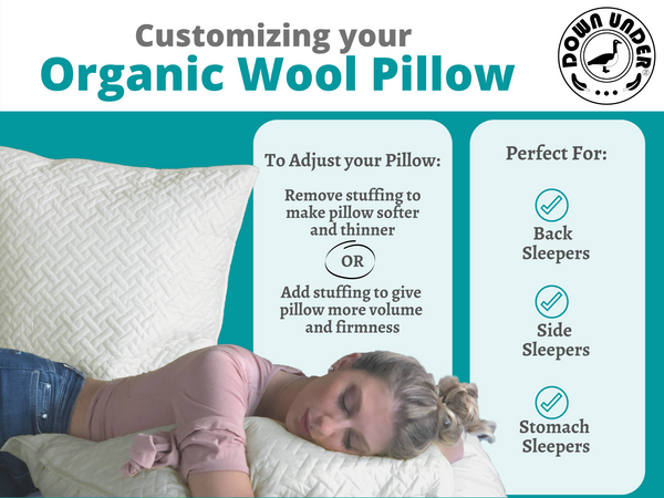 Top Selling organic luxurious wool pillow